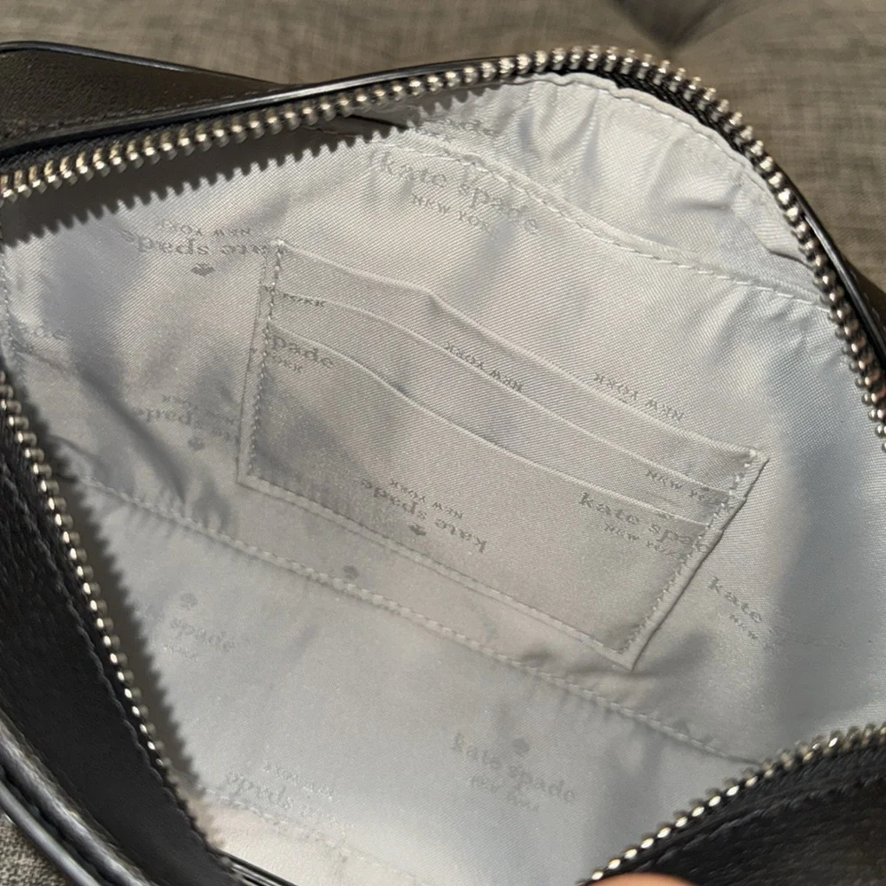 Kate Spade Sienna Gray Black Colorblock Camera Crossbody - Picture 10 of 17